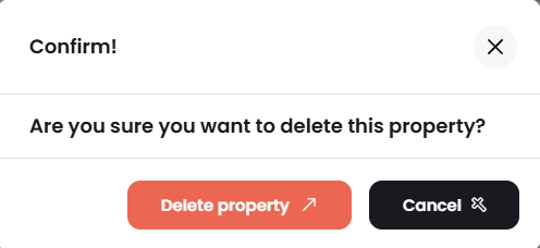 Property Manager Screen - Edit Icon